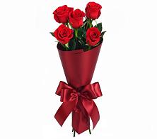 Букет 5 Красных роз Эдлесс Лав в Глубоком