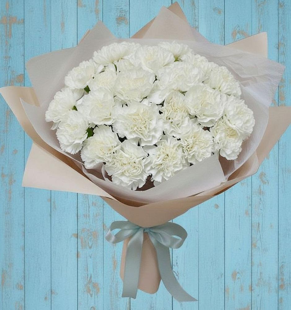 Букет цветов из: Гвоздики в Глубоком