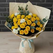 Букет цветов из:  Розы в Глубоком