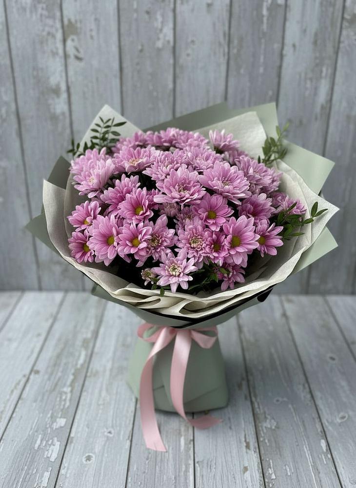 Букет цветов из: Хризантемы в Глубоком