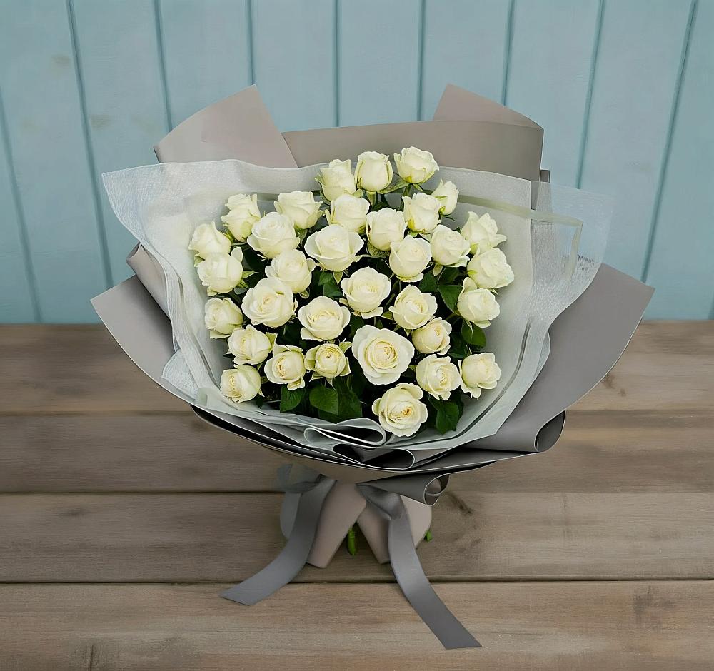 Букет Белоснежная нежность в Глубоком