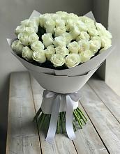 Букет 35 Белых роз в Глубоком