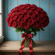 Букет Красные розы Блэк Меджик в Глубоком