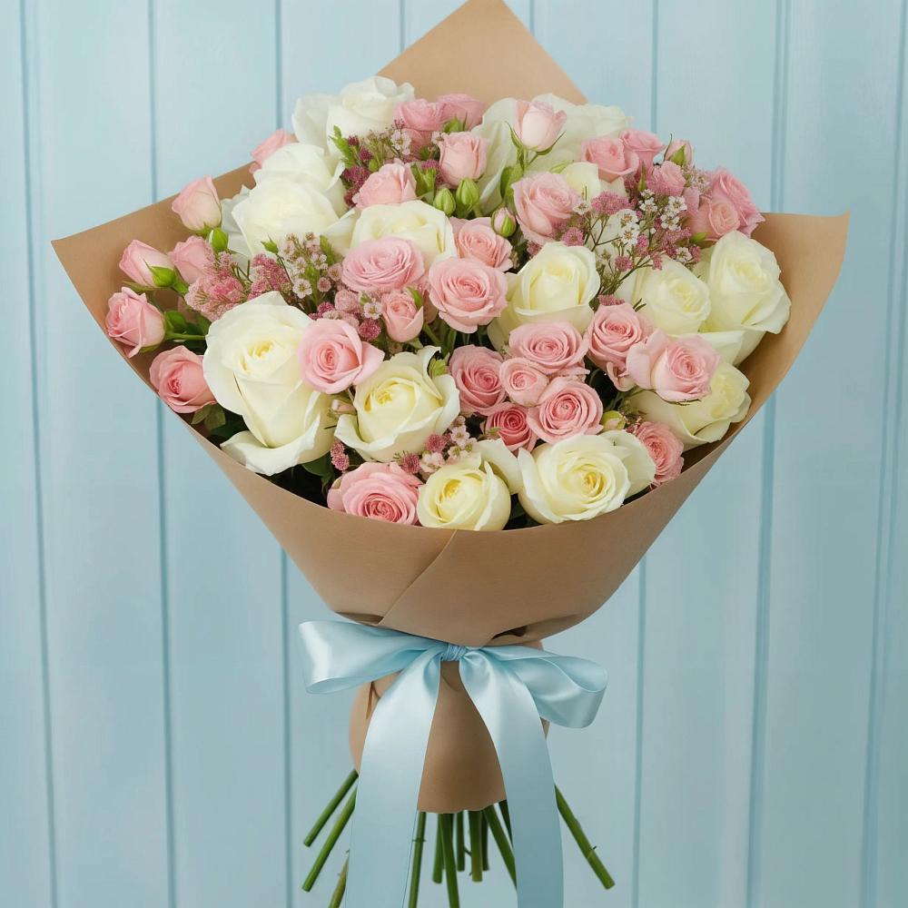 Букет цветов из: Розы в Глубоком