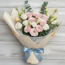 Букет цветов из:  Лизиантусы #REPLACE_PRED# Глубоком