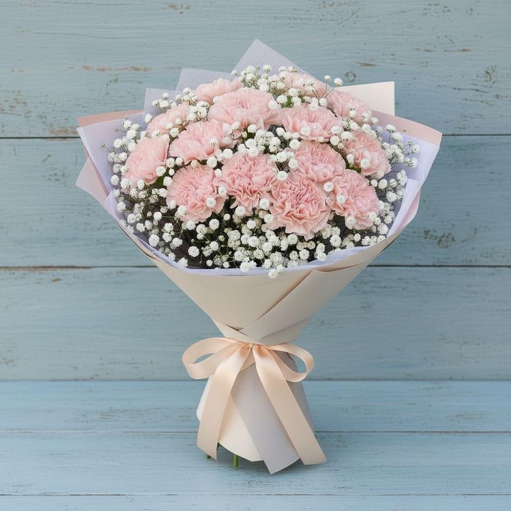 Букет цветов из: Гвоздики в Глубоком