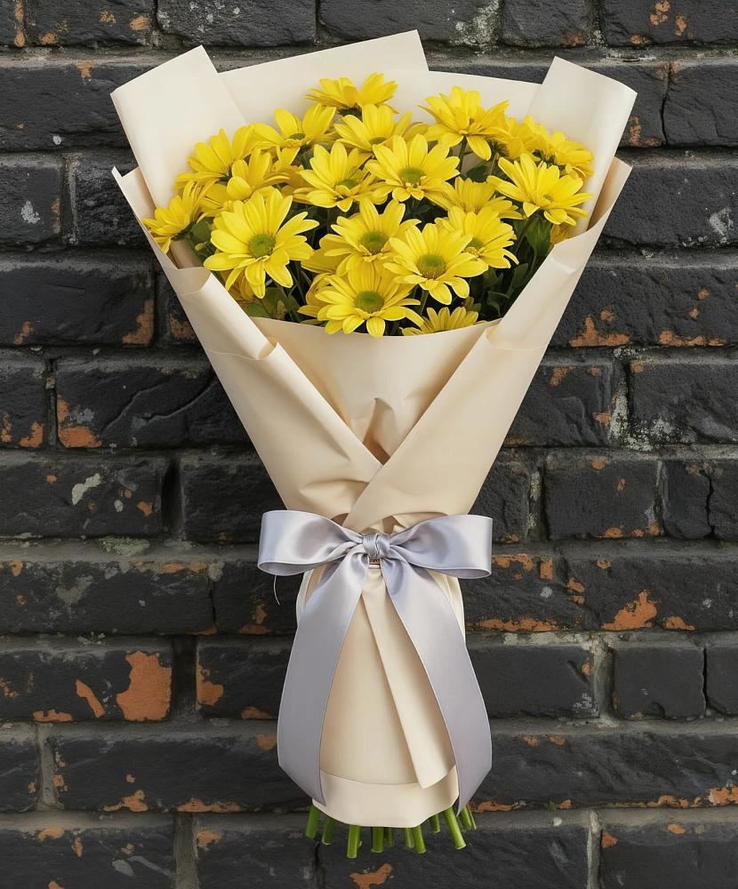 Букет цветов из: Хризантемы в Глубоком